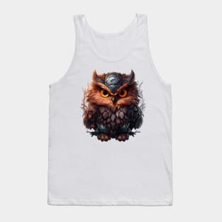 Owl Warrior Tank Top